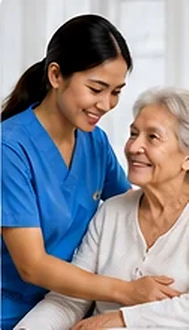 Illustrative scene representing Healthcare & Elderly Care